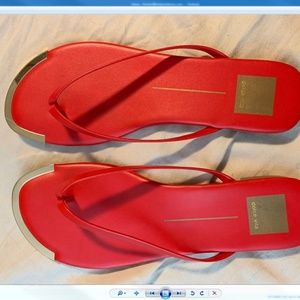 Dolce Vita Red Sandals 7.5